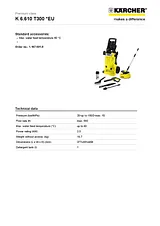 Kärcher K 6.610 T300 1.167-501.0 Manual Do Utilizador