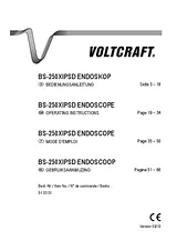 Voltcraft BS-250XIPSD Endoscope BS-250XIPSD Hoja De Datos