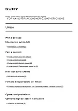 Sony FDR-AX1 FDRAX1EB Manual Do Utilizador