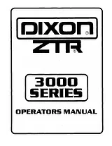 Dixon ZTR 3362 ユーザーズマニュアル