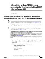Cisco Cisco IOS XR Software Release 4.3 發佈版本通知