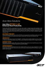 Acer Altos R720 M2 TT.R7BE0.006 Prospecto
