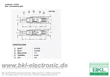 Bkl Electronic RCA connector Plug, straight Number of pins: 2 White 1107015/T 1 pc(s) 1107015/T Data Sheet