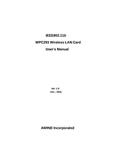 Barco WPC2931126 Справочник Пользователя