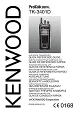 Kenwood TK-3401D N/A PMR Radio TK-3401DE User Manual