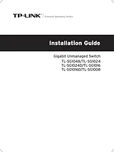 TP-LINK TL-SG1016D/TL-SG1008 User Manual