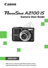 Canon A2100 IS Betriebsanweisung