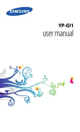 Samsung YP-GI1CW Manual Do Utilizador
