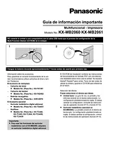 Panasonic KX-MB2061 Guida Al Funzionamento