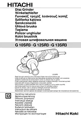 Hitachi G 12 SR3 User Manual
