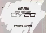 Yamaha QY20 Manual Do Utilizador
