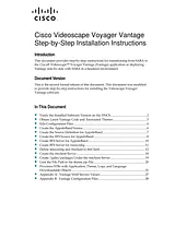Cisco Cisco Videoscape Voyager Vantage 3.1 Installation Guide