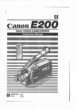 Canon E 200 ユーザーズマニュアル