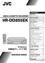JVC HR-DD855EK Benutzerhandbuch