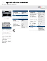 Bosch HMC87151UC 제품 데이터시트