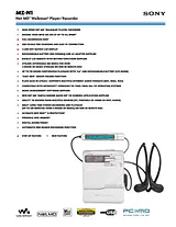 Sony MZ-N1 Guide De Spécification