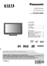 Panasonic TXD37LT84F Quick Setup Guide