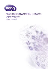 Benq MS521 Benutzerhandbuch