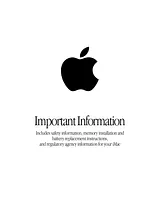 Apple iMac G3 Guide De Montage