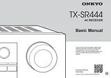 ONKYO tx-sr444 Owner's Manual