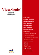 Viewsonic VA703m Benutzerhandbuch