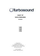Turbosound TQ-425DP Manuel D’Utilisation