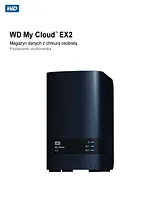 Wd NAS server 10 TB My Cloud EX2 WDBVKW0100JCH-EESN built-in Western Digital RED, RAID-compatible WDBVKW0100JCH-EESN Data Sheet