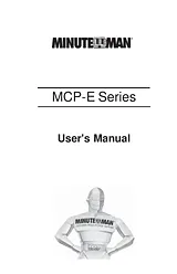 Minuteman UPS MCP-E Manual Do Utilizador