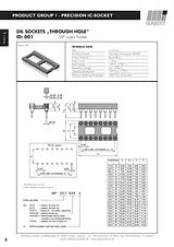 MPE-Garry IC socket 7.62 mm Number of pins: 16 MP 16.3 STG BU Precision contacts 1 pc(s) 001-1-016-3-B1STF-XT0 Fiche De Données