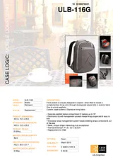 Case Logic ULB-116 Backpack 16" grey ULB116G プリント
