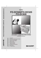 Sharp FODC525 사용자 설명서