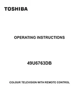 Toshiba 49" Toshiba Ultra HD TV Important Safety Instructions