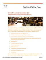 Cisco Cisco Process Orchestrator 3.0 Livre blanc