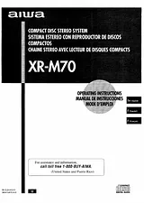 Aiwa XR-M70 Manual Do Utilizador