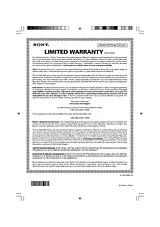 Sony MHSTS22 Warranty Information