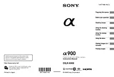 Sony A900 Manuel D’Utilisation