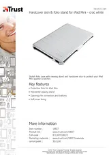 Trust Hardcover skin & folio stand f iPad Mini 18827 Merkblatt