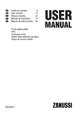 Zanussi ZEE3921IXA Manuale Utente