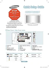 Samsung ln-22a650 Quick Setup Guide