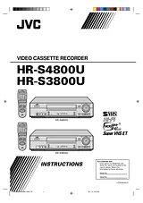 JVC HR-S3800U 사용자 설명서