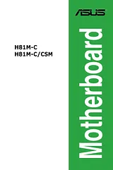 ASUS H81M-C Справочник Пользователя