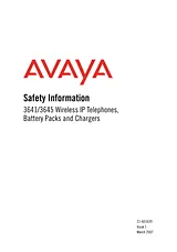 Avaya 3641 Reference Guide
