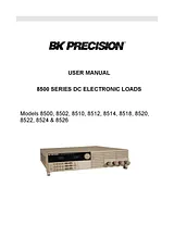 Bk Precision BK-8500 Electronic Load 1 mA - 30 A 0.1 - 120 Vdc 0 - 300 W BK-8500 Ficha De Dados