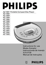 Philips AZ 7385 Manual Do Utilizador