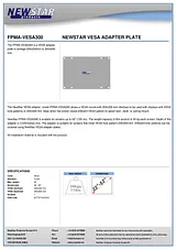 Newstar VESA adapter plate FPMA-VESA300 Datenbogen