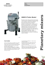 Electrolux XBM10S Справочник Пользователя