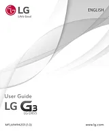 LG G3 D855 oro オーナーマニュアル