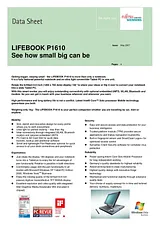 Fujitsu P1610 LKN:GBR-223100-002 Benutzerhandbuch