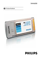 Philips Wireless Notebook Adapter SNN6500 11a/b/g True Turbo Справочник Пользователя