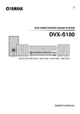 Yamaha DVX-S100 Справочник Пользователя